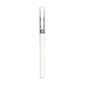 Bolígrafo roller de tinta líquida blanca de secado rápido para oficina - 0.5mm / Barril Blanco Tinta Negra