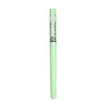 Bolígrafo roller de tinta líquida verde menta de secado rápido con acabado mate y tapa clara - 0.5mm / Barril Verde Tinta Negra