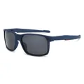 Occhiali da sole sportivi polarizzati con montatura blu navy per ciclismo e guida - Stile Blu Grigio (C4)