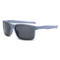Occhiali da sole sportivi polarizzati grigio opaco per ciclismo e guida design antivento - Stile Grigio (C5)