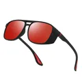 Occhiali da sole sportivi polarizzati professionali con lenti rosse e protezione laterale bici - polarizzato / Pellicola Rossa