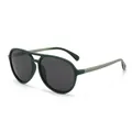 Occhiali da sole aviator polarizzati verde scuro con lenti TAC per sport e pesca all'aperto - polarizzato / Montatura Verde Oliva Lente Grigia
