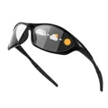Lunettes de soleil de sport photochromiques polarisées professionnelles avec monture noire - Polarisé / Gris Photochromique