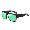 Occhiali da sole sportivi polarizzati con montatura nera e lenti verdi. - polarizzato / Montatura Nera Specchio Verde