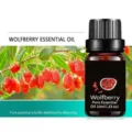 Aceite esencial puro de bayas de goji de 10 ml en frasco de vidrio ámbar con bayas - Bayas de Goji / 10ml