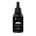 Professional natural vanilla scented beard oil in 30ml black dropper bottle for grooming - Vanilla