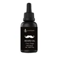Nourishing 30ml Clary Sage beard oil in a professional black dropper bottle for men - Clary Sage Scent