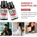Energizing compound essential oil for stress relief and focus in 10ml amber bottle - Energize