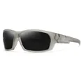 Lunettes de soleil sport polarisées gris mat pour cyclisme et activités de plein air - Gris Transparent