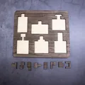 Jeu de casse-tête en bois difficile en forme de bouteilles avec gravure sixpack - Style Sixpack