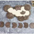 Puzzle en bois stimulant de niveau 10 avec pièces minimalistes lune - Waning Moon Style