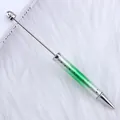Bolígrafo de cuentas DIY con diseño degradado de purpurina verde galaxia pro - 1.0mm / Degradado Verde Té Estrellado