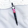 Creative Christmas gnome beaded ballpoint pen with pink and red beads on white stand - Gnome Style (3-Black)