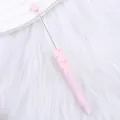 Elegante bolígrafo rosa para cuentas con estampado de lazo para manualidades DIY - Patrón Lazo Rosa Oscuro (70)