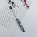 Elegant handmade colorful rhinestone beaded stylus pen for touch screen and writing - Chocolate Style (59-Chocolate)