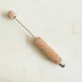 Luxury champagne rhinestone touch screen stylus pen with full diamond encrusted barrel - Champagne Gold