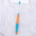 Portaminas para abalorios DIY con mango ergonómico azul suave y cuerpo color naranja - 2.0 (2B) / Naranja Verde