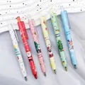 Surtido de bolígrafos de gel navideños con lindos patrones festivos de dibujos animados - Serie de Navidad / 0.5mm