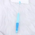 Blauer DIY-Perlen-Druckbleistift mit weichem ergonomischem Griff und schlankem Metallschaft - 2.0 (2B) / Hellblau