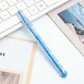 Blue maze puzzle ballpoint pen for office stress relief with transparent barrel design - 1.0mm Bullet Tip / Blue