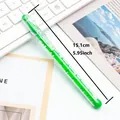 Green plastic ballpoint pen featuring built-in ball maze puzzle and 15.1cm length - 1.0mm Bullet Tip / Green