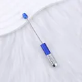 Extensor de lápiz de cuentas DIY azul profesional con cómodo agarre plateado metálico - Azul / Azul