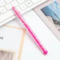 Pink maze ballpoint pen for office stress relief fun writing on white desk background - 1.0mm Bullet Tip / Rose Red