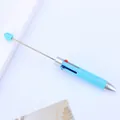 Bolígrafo de 4 colores azul macaron con puntero telescópico para oficina y casa - Azul Macarrón