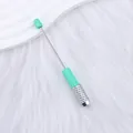 DIY επέκταση μολυβιού με χάντρες σε πράσινο μέντας για ξύλινα μολύβια και σχέδιο. - ανοιχτό πράσινο