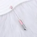 DIY ροζ μεταλλική επέκταση μολυβιού με χάντρες για μολύβια σχεδίου και γραφής - Ροζ