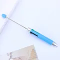 Bolígrafo de 4 colores azul cielo macaron con varilla retráctil y punta perla - Azul zafiro