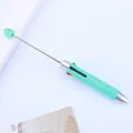 Bolígrafo multicolor 4 en 1 verde menta macarrón con vástago para cuentas de bricolaje - Verde claro