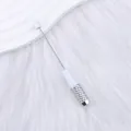 DIY επέκταση μολυβιού με χάντρες, ασημένια μεταλλική ράβδο και αντιολισθητική λαβή - Λευκό