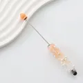 Eleganter Perlen-Touchscreen-Eingabestift mit feiner Kristall- und Perlendekoration - 36-Farbverlauf Orange