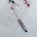 DIY beaded stylus pen with colorful rhinestone handle for various touchscreen devices - Pinkish Style (65-Pinkish)
