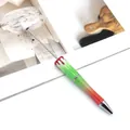Creative Halloween beadable ballpoint pen with green and red gradient blood drip design - Halloween Blood Drip Style / White Green Red