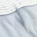 Minimalist pastel glitter gel pen with frosted transparent barrel for DIY journaling - Glitter Silver