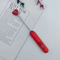 Tragbares rotes herzförmiges Bastelmesser zum Öffnen von Paketen und für DIY-Perlen - Rot