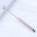 Rose gold DIY touch screen beading pen with extended metal rod for custom jewelry - 11-Pink