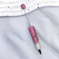 Elegant pink gradient full rhinestone beadable ballpoint pen with sparkling crystal finish - Gradient Pink