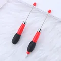 Bolígrafo de cuentas retráctil DIY hecho a mano con un diseño de barril rojo grueso - Punta de bala 1,0 mm / Rojo brillante