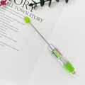 Bolígrafo de 4 colores para cuentas DIY, perfecto para manualidades personalizadas - Punta de Bala de 1,0 mm / Verde Macarrón
