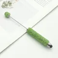 Elegant sparkling green crystal rhinestone stylus touch screen pen for smartphones - Full Rhinestone Stylus Style / Grass Green