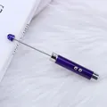 Multi-functional purple laser pointer and DIY beading tool with sleek frosted finish - Purple