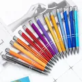 Professional retractable metal ballpoint pens with aluminum barrels in multiple vibrant colors - Contact for More Colors