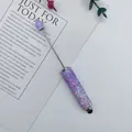 Sparkling purple rhinestone touch screen stylus pen with an elegant crystal finish - 1.0mm Tip / Light Purple (40)