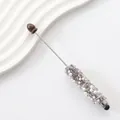 Eleganter Perlen-Stylus-Stift mit Kristallen für die präzise Bedienung von Touchscreens - 59-Seidennebelbraun