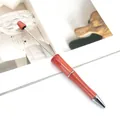 Halloween beadable ballpoint pen with creative red blood drip design for DIY beads craft - Halloween Blood Drip Style / Pearlescent Orange