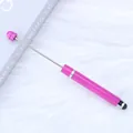 Multifunctional extendable pink stylus beading pen with touch nib for DIY crafts - 60-Rose Red