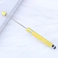 Multifunctional yellow telescopic touch screen stylus pen for DIY bead crafting - 61-Morandi Yellow